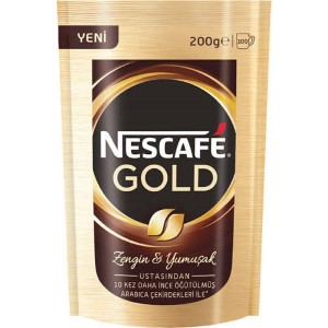 Nescafe Gold Eko Paket 200 Gr ( 1 Koli ) Koli İçi 6 Adet